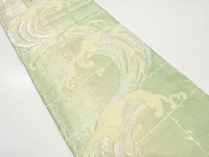 アンティーク　荒波模様織り出し袋帯（材料）